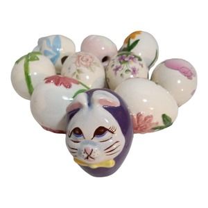 Vintage Porcelain Easter Eggs The Egg Lady ( 10)
